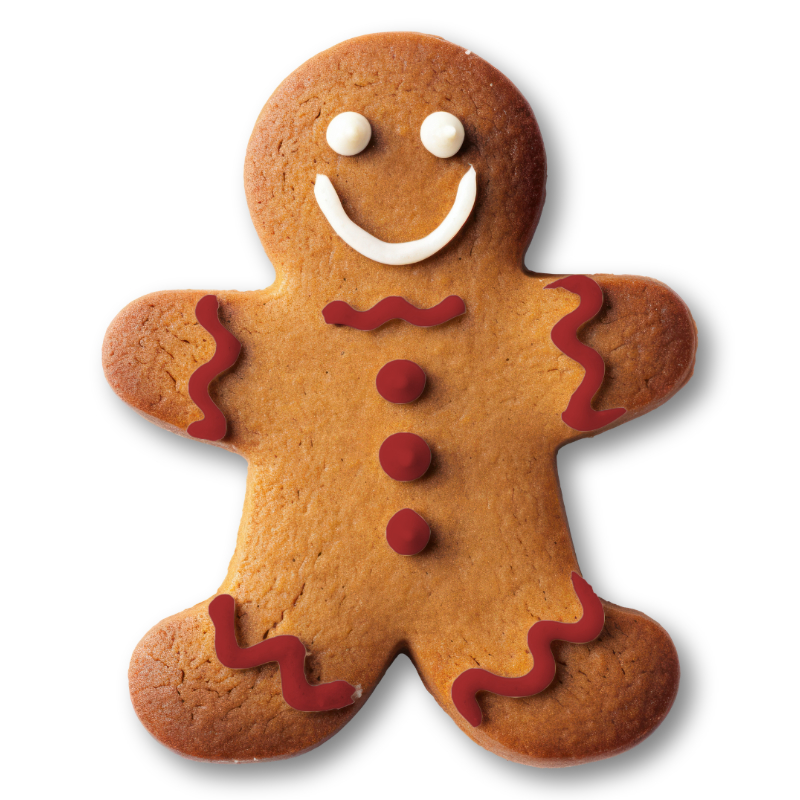 Gingerbread Man Cookies - 100mg Full Spectrum (20 Cookies)