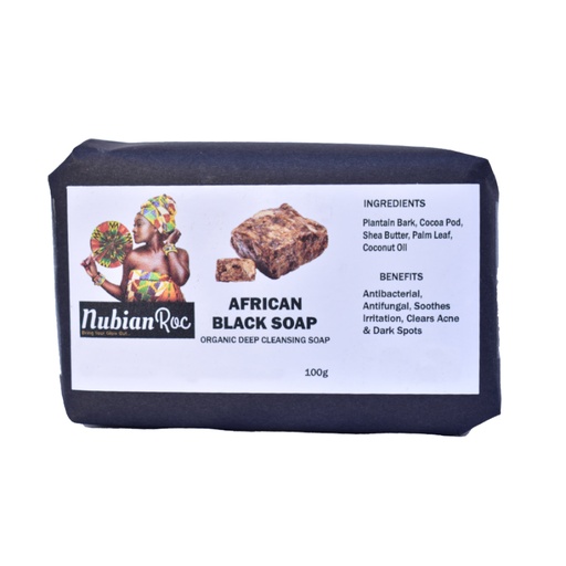 Organic Raw African Black Soap (100g)