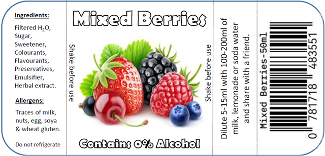 FECO Infused Fruit Juice Concentrate