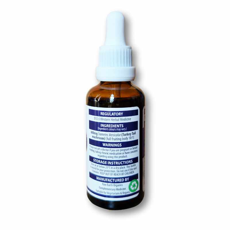 Raw Earth Organics Turkey Tail 600mg (30ml)