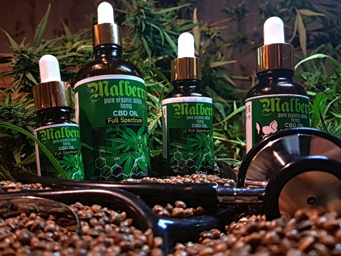 Malberry Full Spectrum CBD (blended with Hemp Oil) 300mg /ml