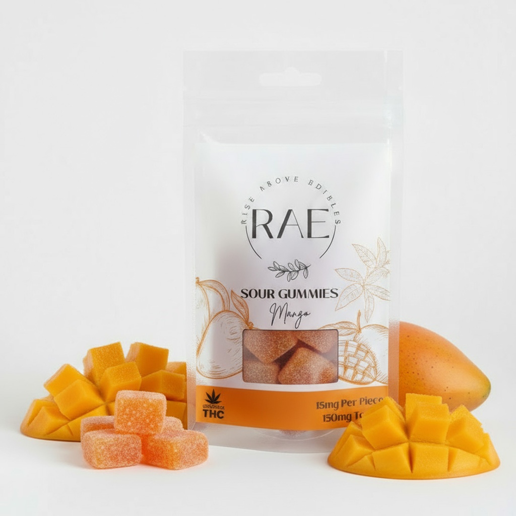 Sour Gummies - Mango 150mg (10x15mg)