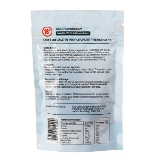 Cannalicious - Choc Chip - 20mg - 3 pack b.webp
