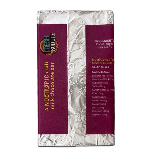 Trippy Nootropic Craft Chocolate Bars 35g - Dark Chocolate