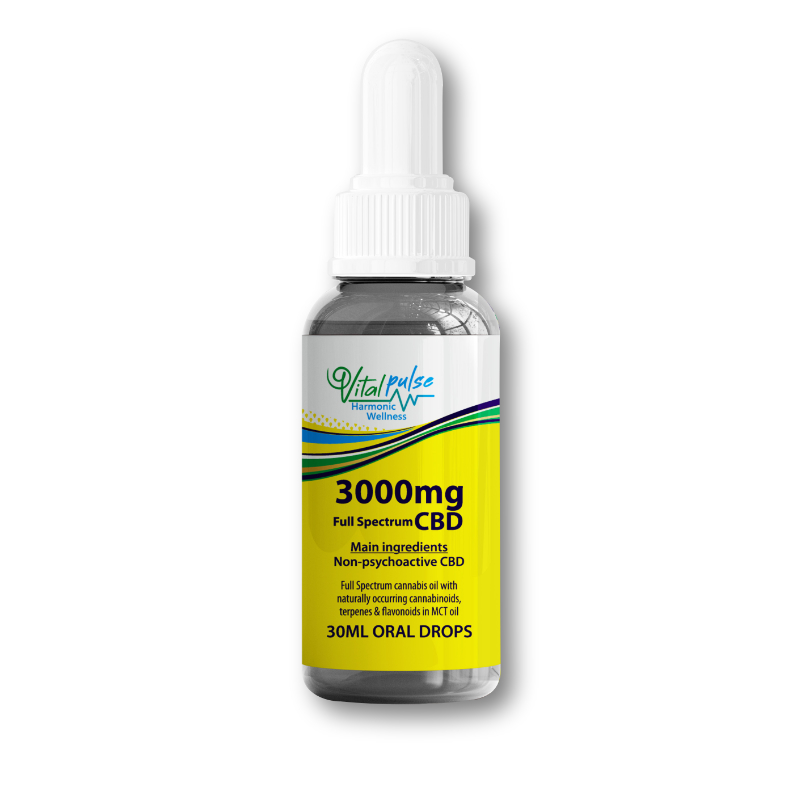 Vitalpulse 3000mg Full Spectrum CBD