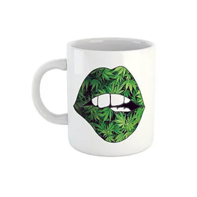 Coffee Mug - Weed Lips