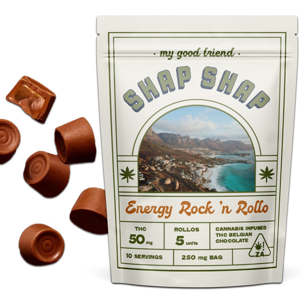 Belgian Chocolate Energy Rock 'n Rollo 250mg (5x50mg)