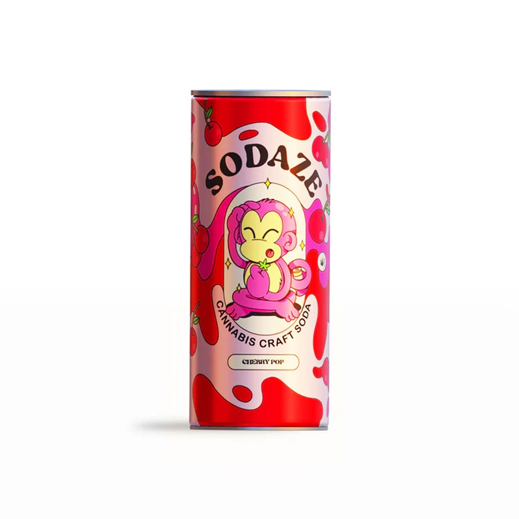 Sodaze Infused Craft Soda 30mg - Cherry Pop (250ml)