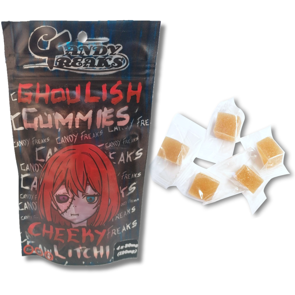 Candy Freaks Ghoulish Gummies - Cheeky Litchi 120mg (4x30mg)