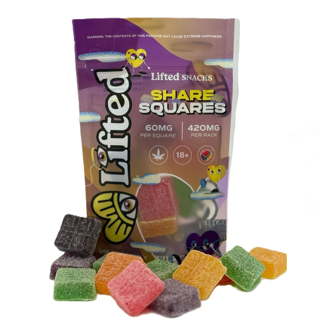 Share Square Gummies 420mg (7x60mg)