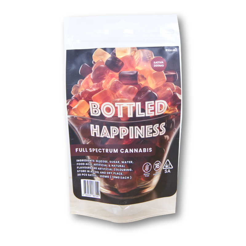 Gummies - Bottled Happiness 200mg (20x10mg) - Sativa