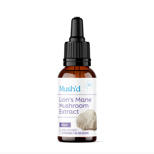 Dual Extracted Mushroom Tincture - Lion's Mane 30ml
