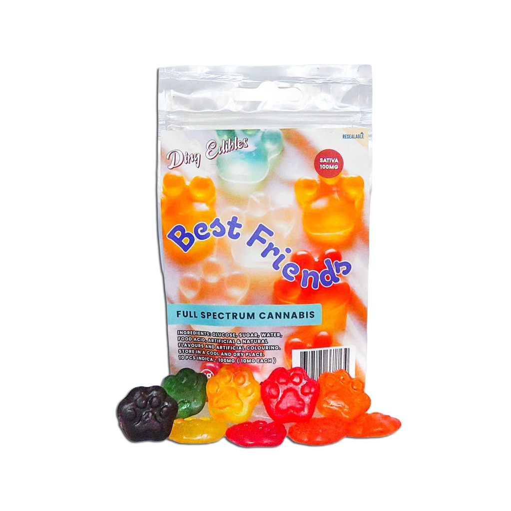 Gummies - Best Friends 100mg (10x10mg) - Sativa