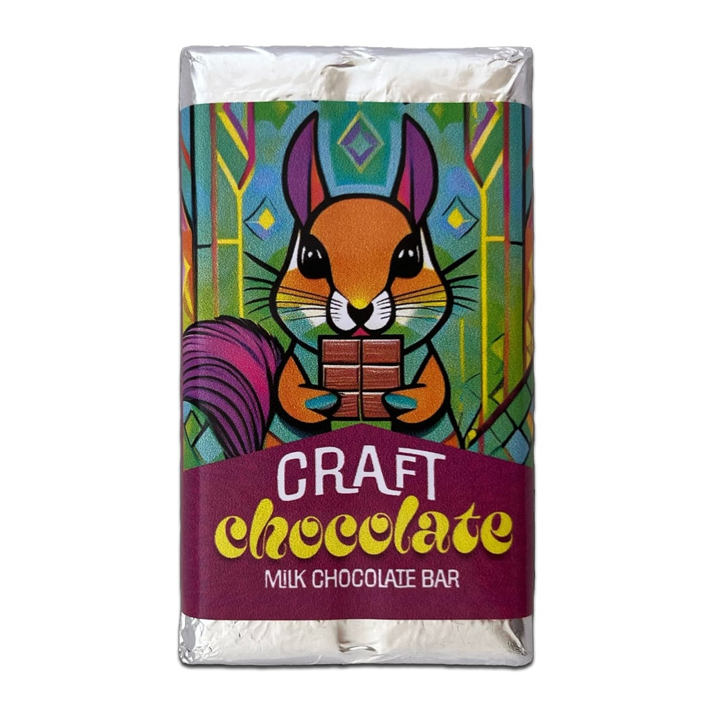 Trippy Nootropic Craft Chocolate Bar 35g - Milk Chocolate 2000mg