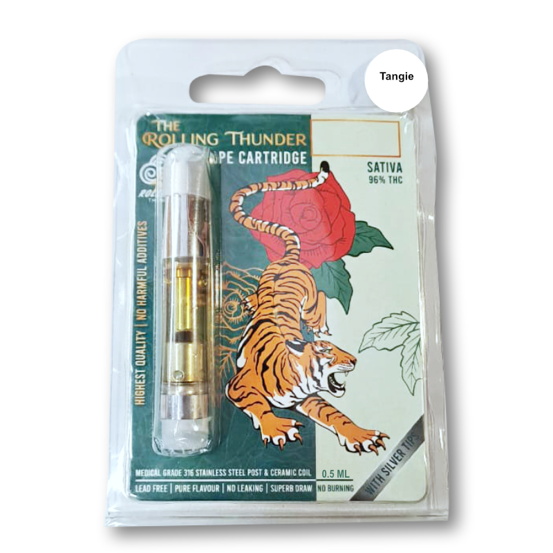 Rolling Thunder Vape Cartridge Full Spectrum - Premium - Tangie (Sativa)