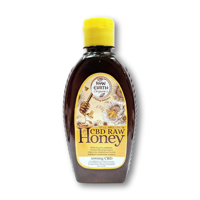 Raw Earth Organics CBD Honey 500g (500mg)