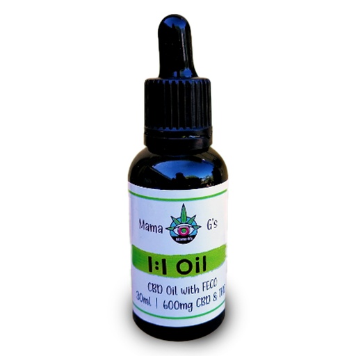 1:1 FECO & CBD Oil 30ml (300 mg)