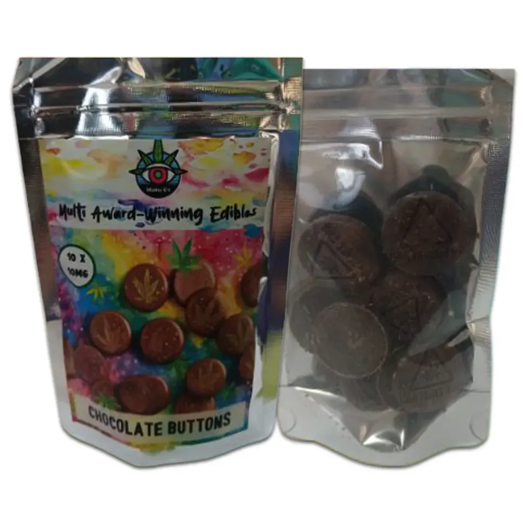 Chocolate Buttons 100mg (10 Packs)