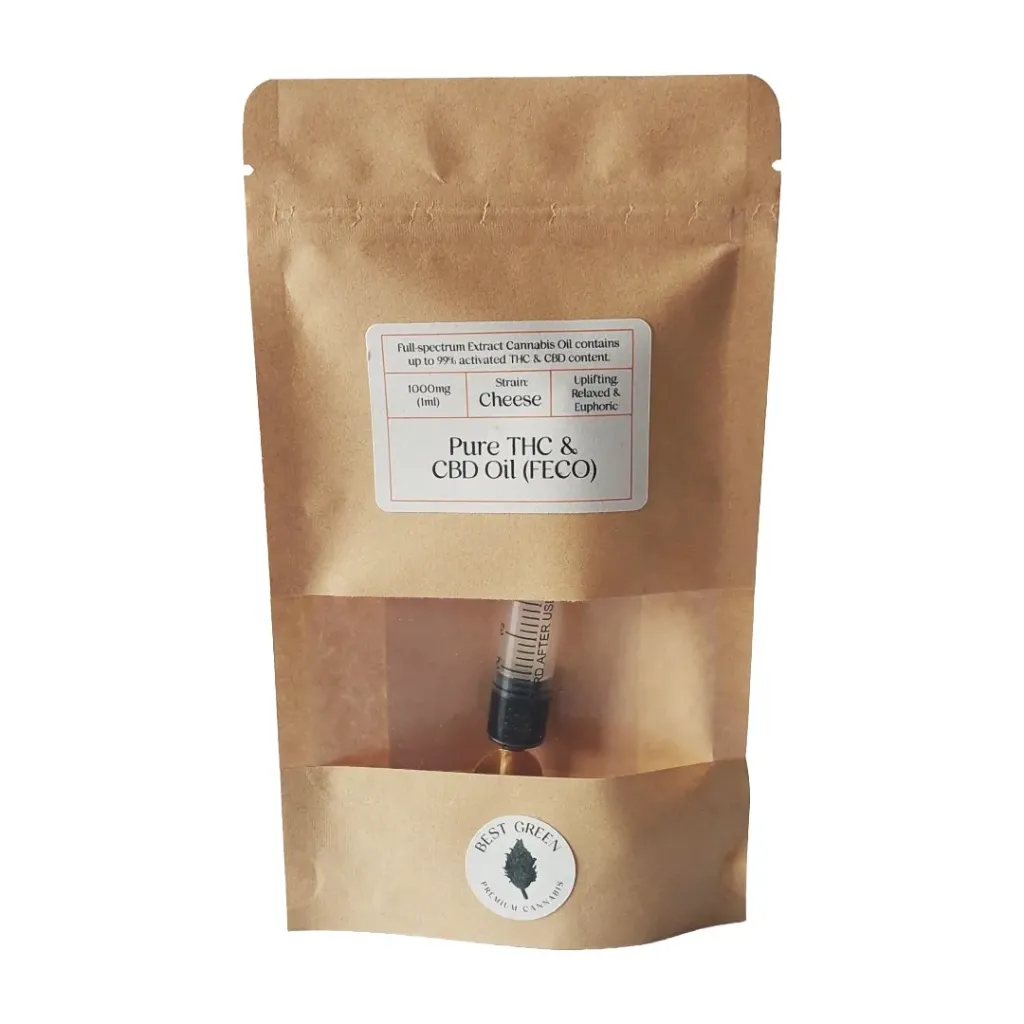 Pure FECO THC & CBD Oil Syringes 1000mg