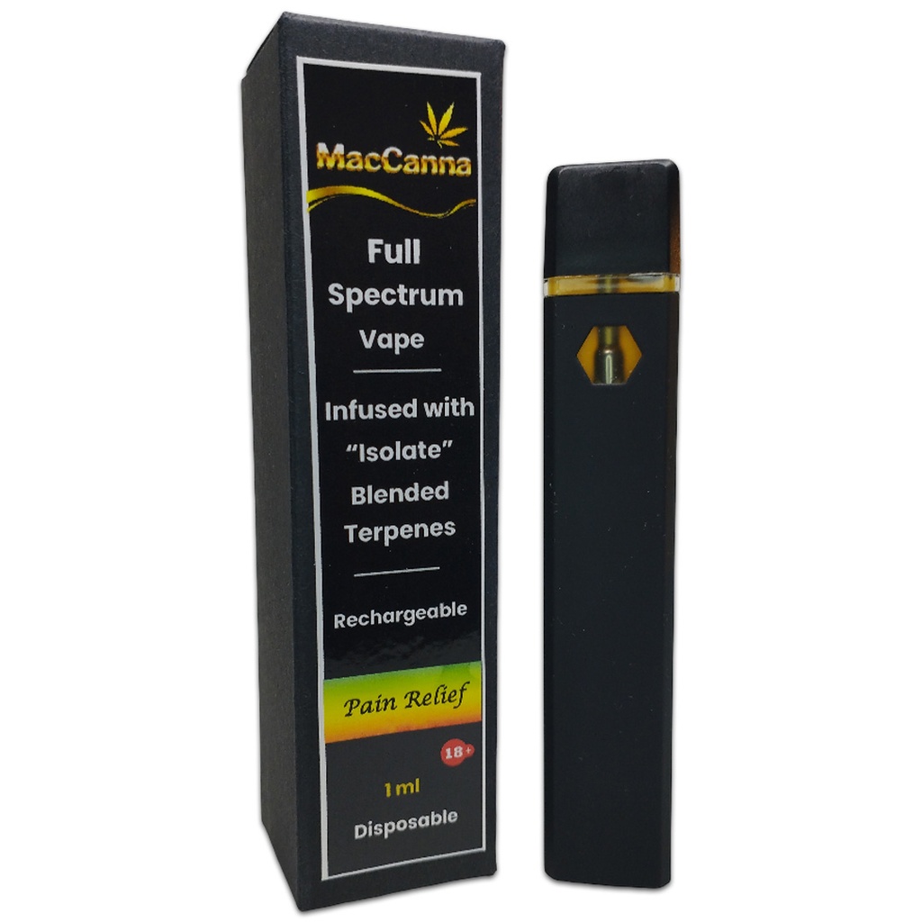 Full Spectrum Disposable Vape 1ml - "Pain Relief"