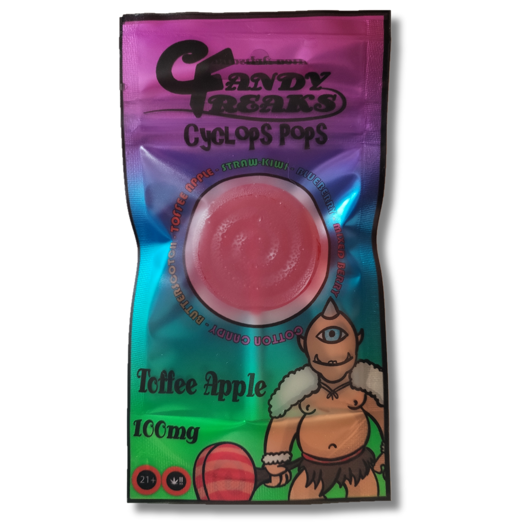 Candy Freaks Cyclops Pops 100mg - Toffee Apple