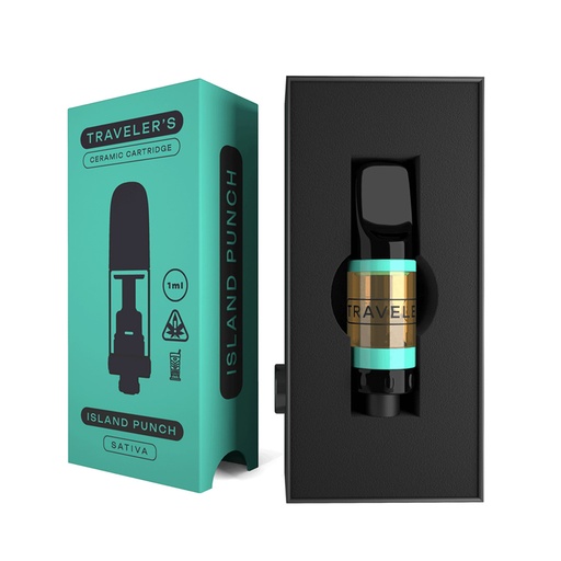 Traveler’s® Ceramic Vape Cartridges 1ml - Island Punch (Sativa)