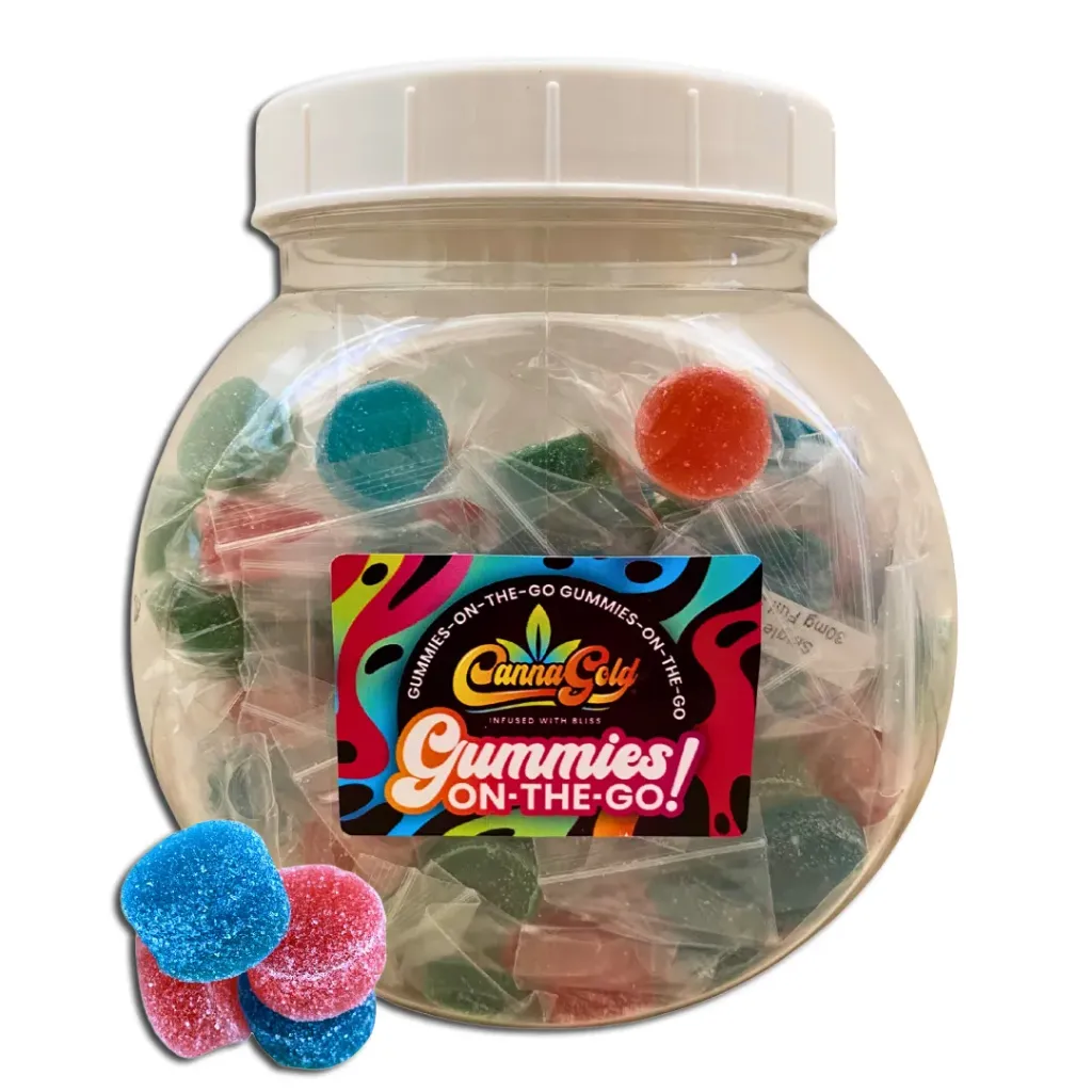 Gummies-On-The-Go (Round) - Full Spectrum 780mg (78x10mg) - Large Tub