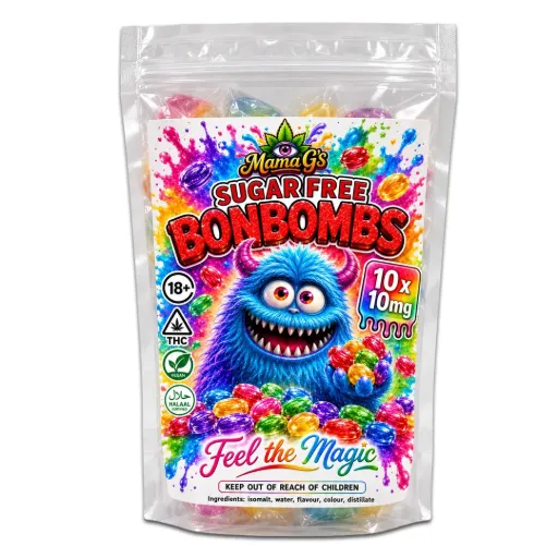 Sugar Free Bon Bombs - Tutti Frutti Hard Candies 100mg (10x10mg)