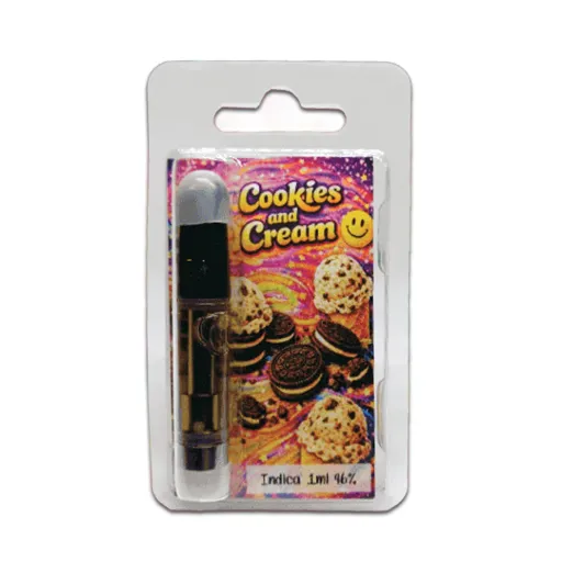 Distillate Vape Cart 1ml - Cookies and Cream (Indica)