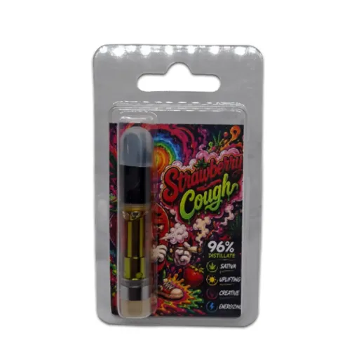Distillate Vape Cart 1ml - Strawberry Cough (Sativa)