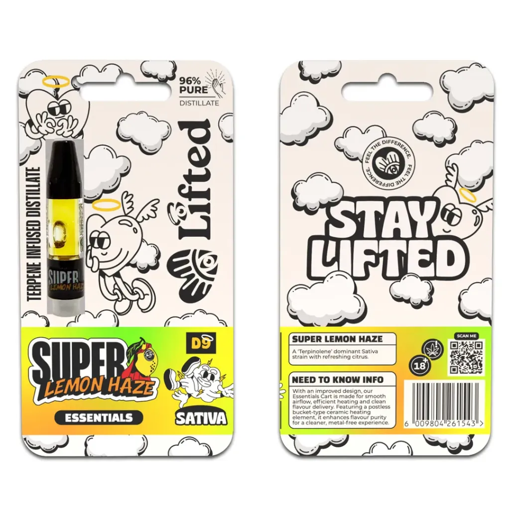 Distillate Vape Carts 1ml - Super Lemon Haze (Sativa)