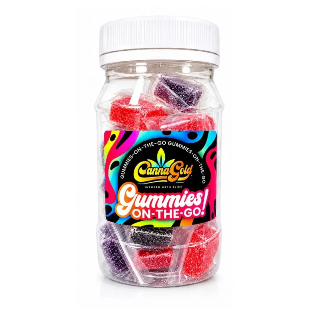 Gummies-On-The-Go (Square) - Full Spectrum 800mg (16x50mg) - Med Tub