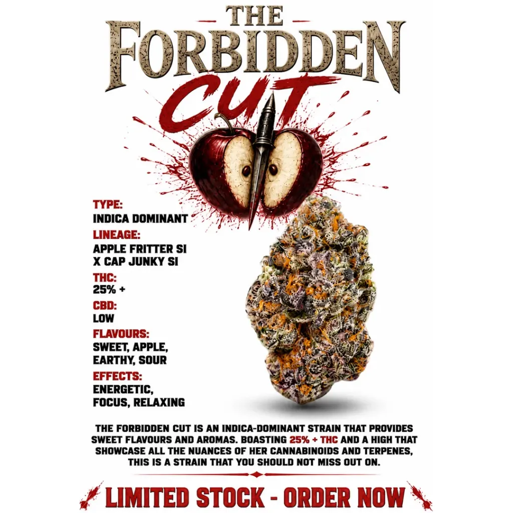 Premium Indoor Moonrocks Flower 1g - The Forbidden Cut (Indica)