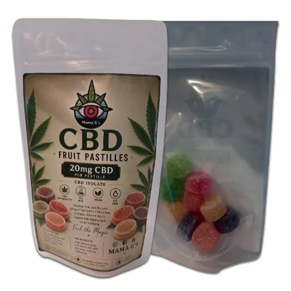 CBD Vegan Gummies - Fruit Pastilles 200mg (10x20mg)