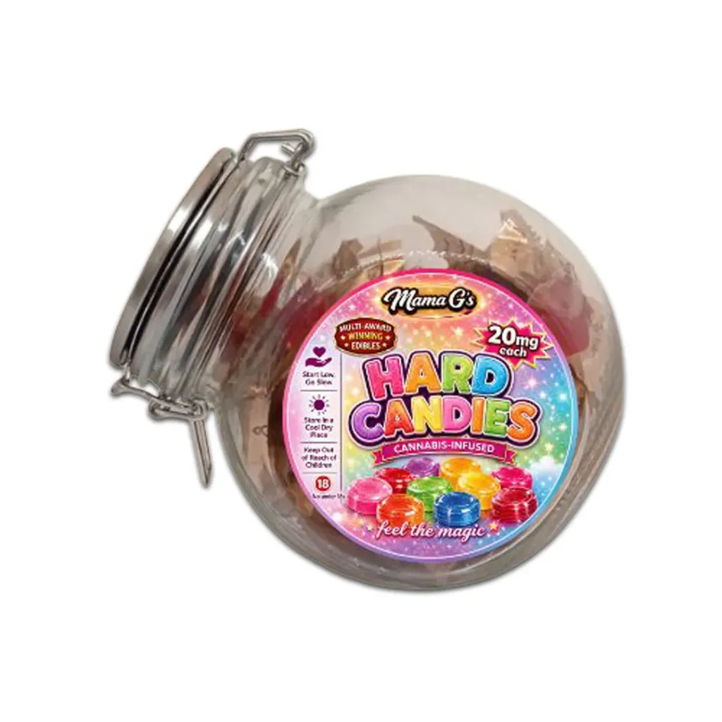 Sugar Free Hard Candies - Assorted Flavours 1000mg (50x20mg) (Refill Pack, Blueberry)