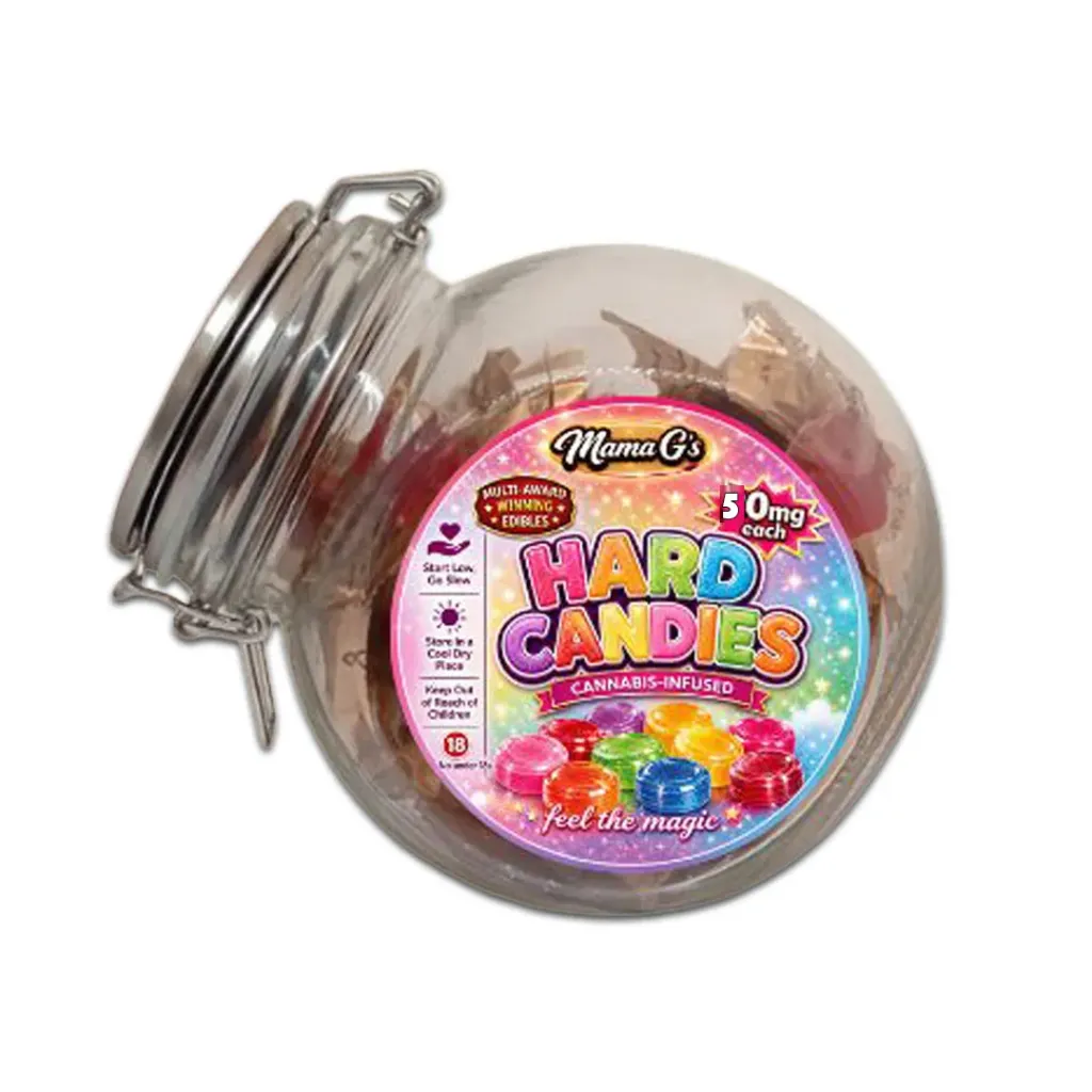 Sugar Free Hard Candies - Assorted Flavours 2500mg (50x50mg) (Refill Pack, Blueberry)