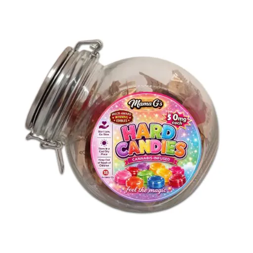 Sugar Free Hard Candies - Assorted Flavours 2500mg (50x50mg) (Refill Pack, Blueberry)