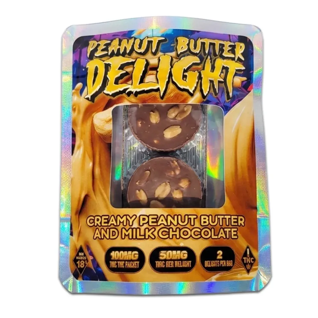 Peanut Butter Delight - Creamy Peanut Butter & Milk Chocolate 100mg (2x50mg)