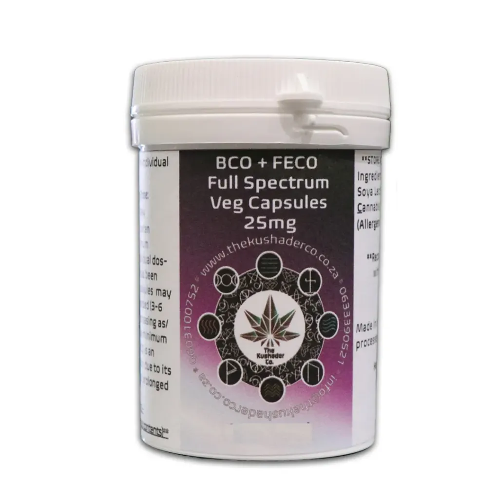 Full Extraction Cannabis Oil (FECO) - Capsules 60’s