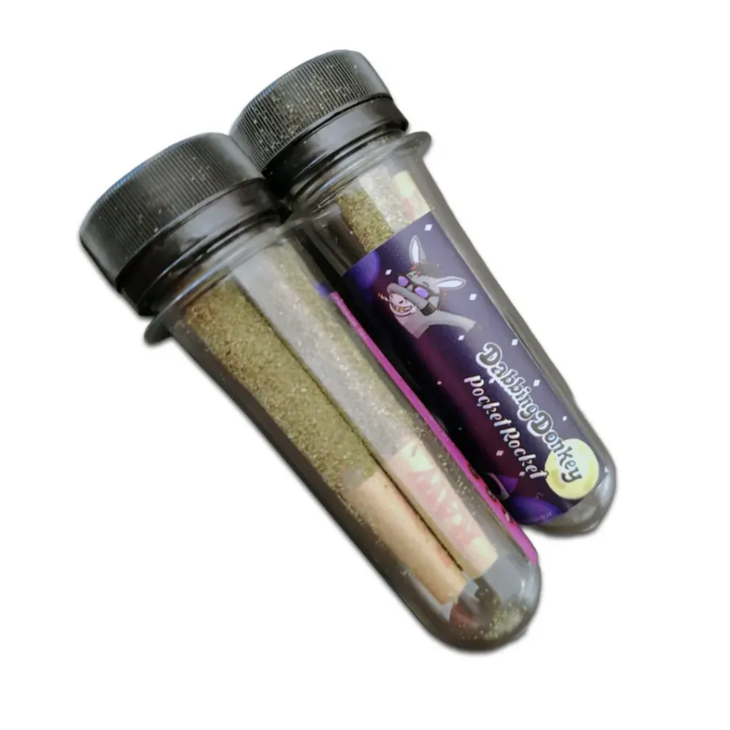 Dabbing Donkey "Pocket Rockets" (Kief + Distillate Jacket + Indoor Flower) - Mini's - 3's