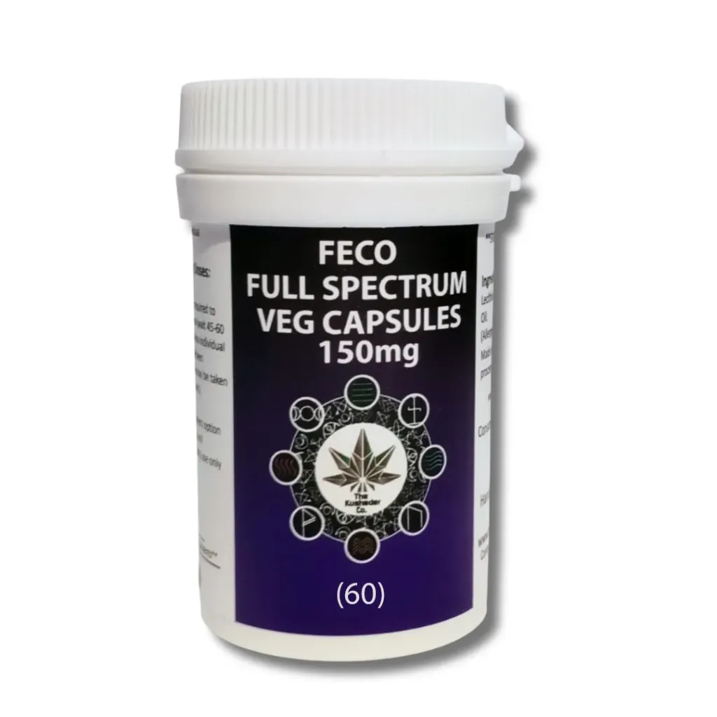 Full Spectrum FECO + Black Cannabis Oil (B.C.O) - Capsules 150mg
