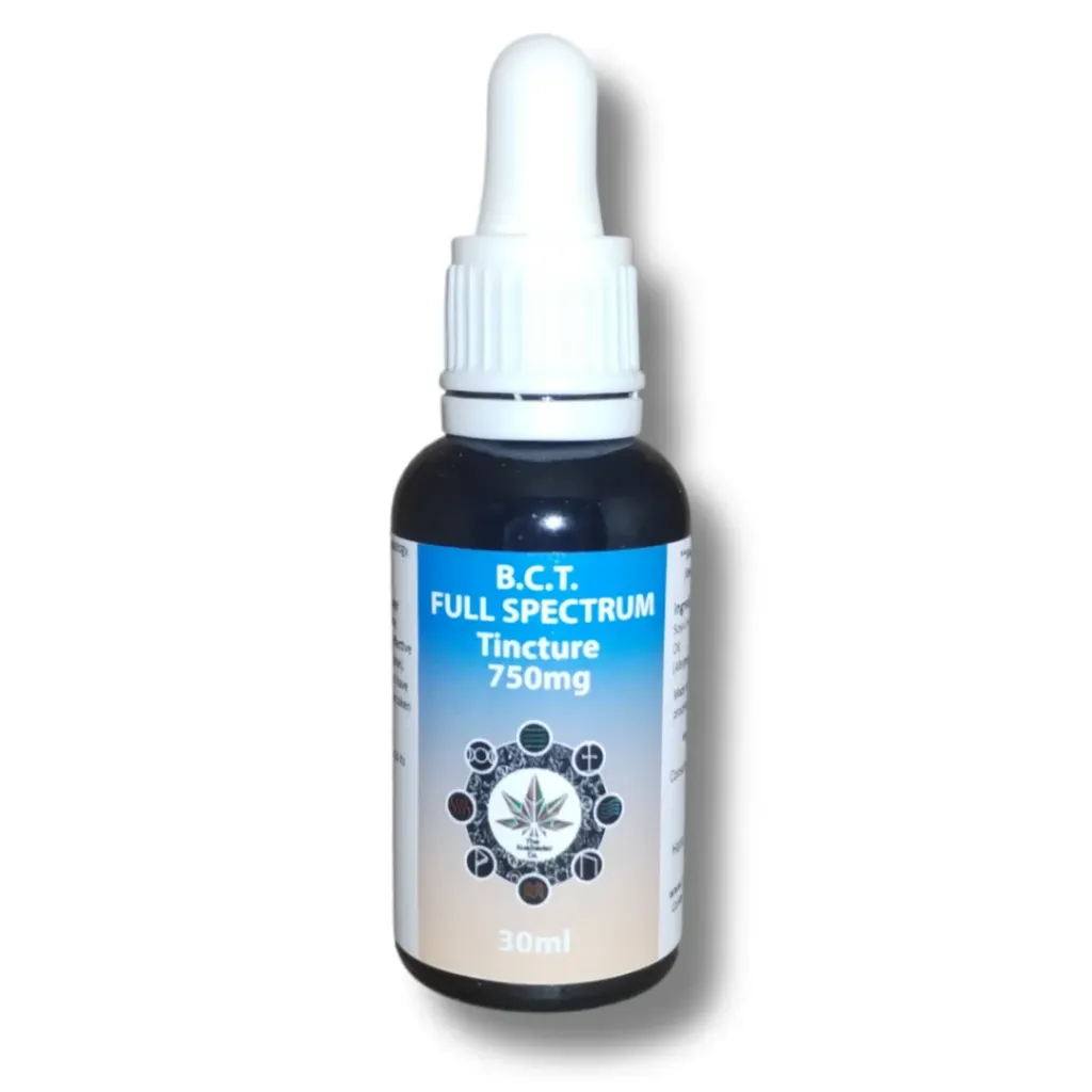 Full Spectrum MCT Black Cannabis Oil Tinctures (B.C.T) 30ml