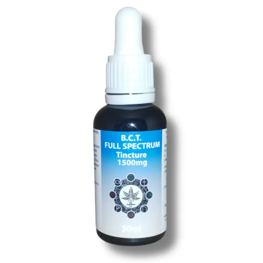 Full Spectrum MCT Black Cannabis Oil Tinctures (B.C.T) 30ml