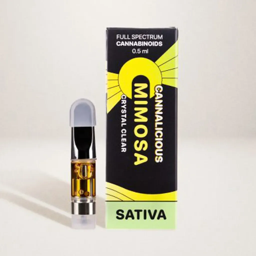 THC Vape Cartridge 0.5ml - Mimosa (Sativa)