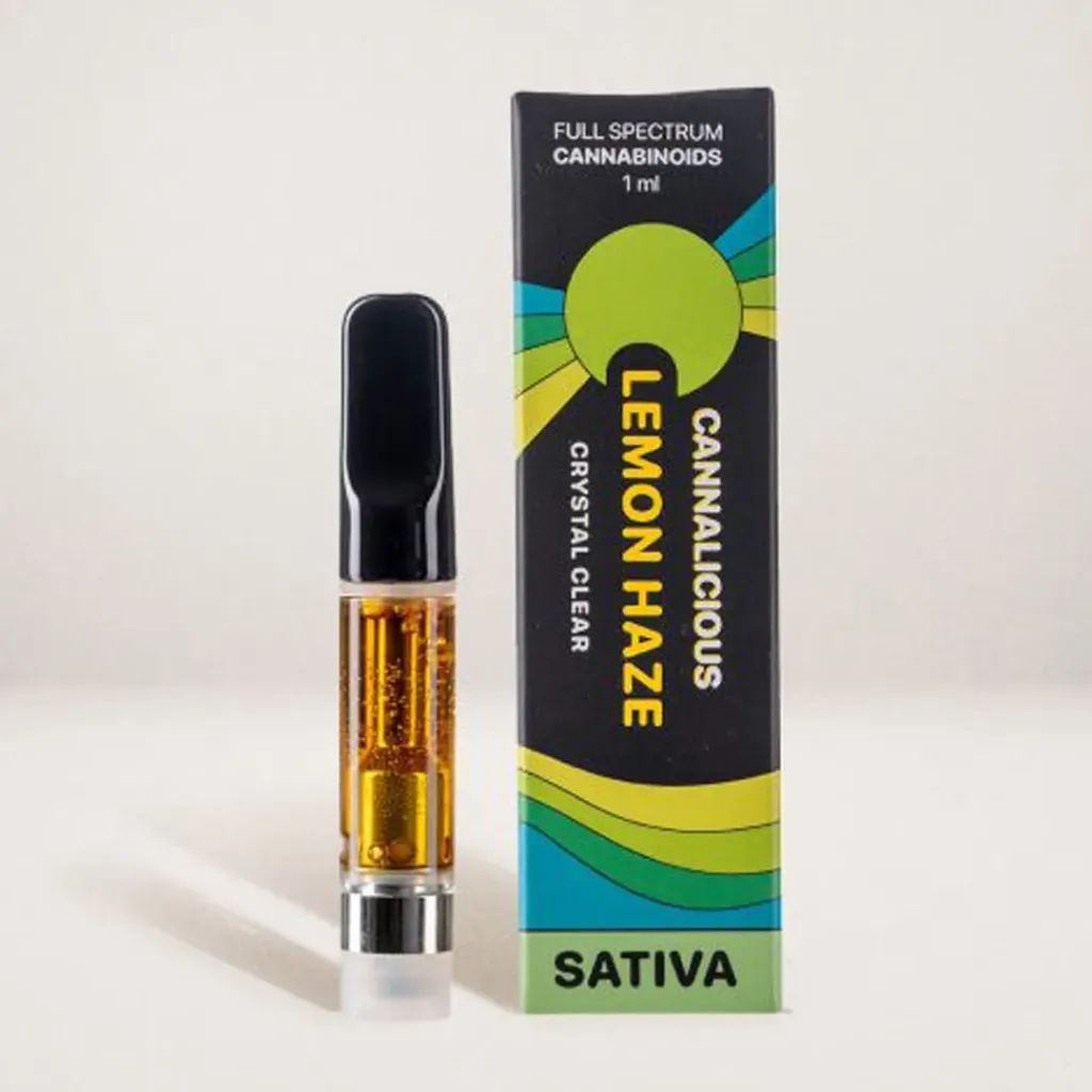 THC Vape Cartridge 1ml - Lemon Haze (Sativa)