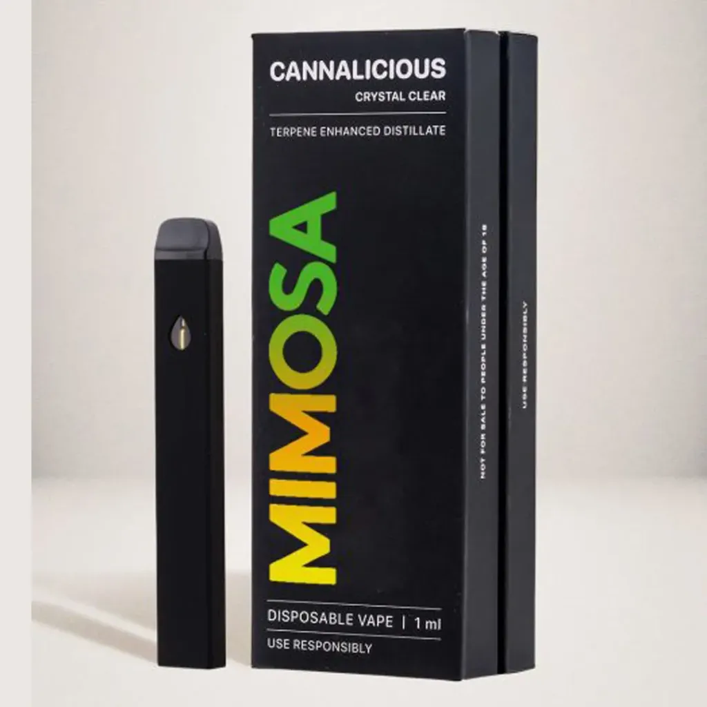Distillate Cannabis Disposable Vape 1ml - Mimosa (Hybrid)