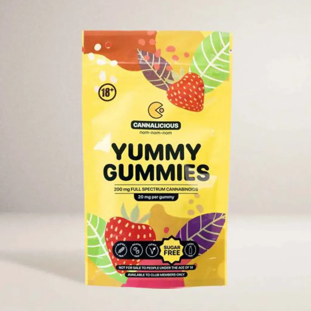 Sugar Free Yummy Gummies 200mg (10x20mg)