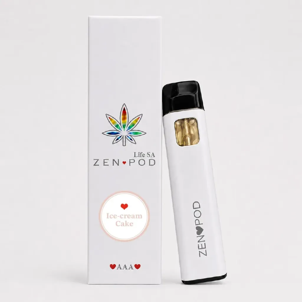 ZenPod Disposable Vapes 1ml - Ice Cream Cake (Indica)