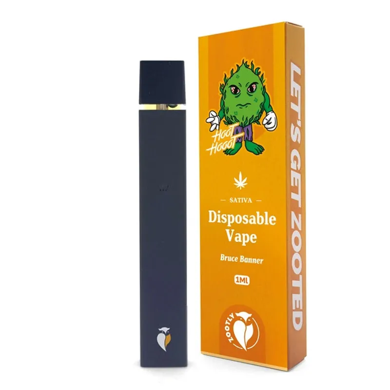 Pure Distillate Disposable Vapes 1ml - Bruce Banner (Sativa)