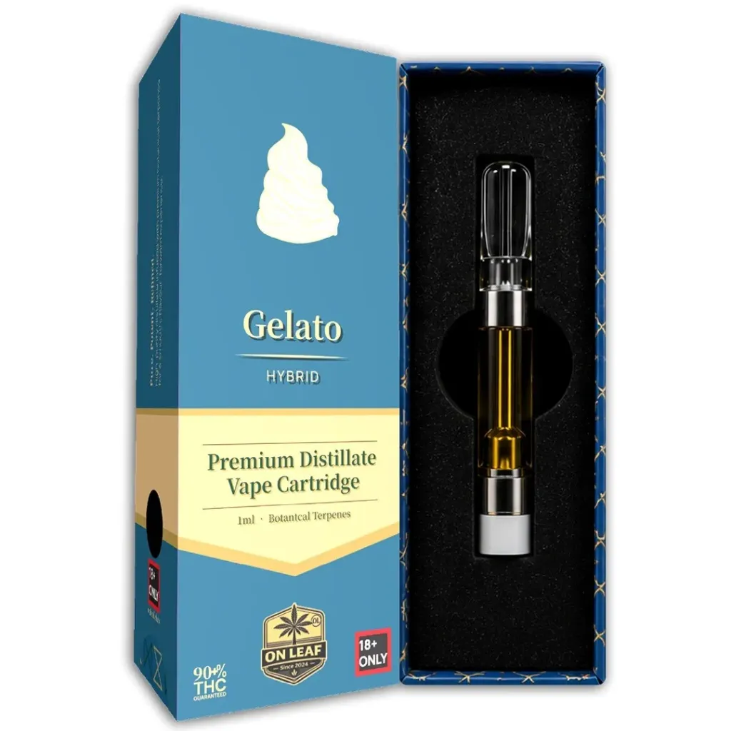 Premium Distillate Vape Carts 1ml - Gelato (Hybrid)